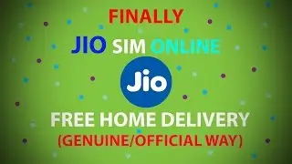 JIO sim Online Booking | Free Home Delivery