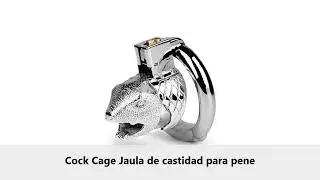 Jaula de Castidad para Pene 🍆 | Cock Cage de Alta Calidad 🔒