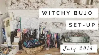 Witchy Bullet Journal Set Up July 2018