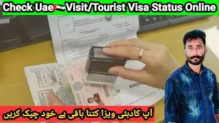 How To Check Uae Dubai Visit or Tourist Visa Status Online ICA 2022 | life of uae dubai