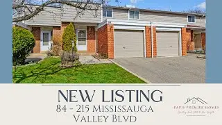 New Listing!  84 - 215 Mississauga Valley Blvd
