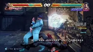 Claudio Wall Carry Combos (no rage, 20m, wall to wall) | Tekken 7