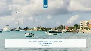 Persconferentie minister voor Rechtsbescherming Franc Weerwind