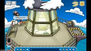 Club Penguin: Rockhopper Spotted at the Beacon