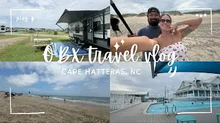 OBX TRAVEL VLOG! 🌴 staying at KOA Campground!