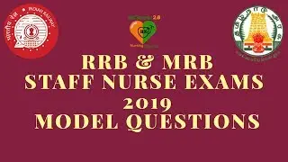 RRB Staff Nurse Exam and Tamil Nadu MRB Staff Nurse Exam Questions