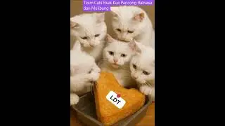 Team Cats Buat Kue Pancong Raksasa dan Mukbang#ai #cat #funny #aivideo #gemesin