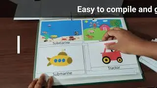 A to Z Transportation Themed Folder