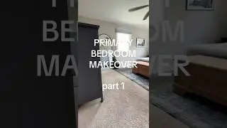English cottage Inspired master bedroom makeover PART 1 #bedroommakeoverdesign #roommakeover