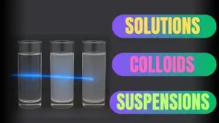 SOLUTIONS VS SUSPENSIONS VS COLLOIDS  | Detailed explanation with examples | Sharp Study