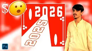 New Year 2026 Poster Design | Creative Photoshop Design