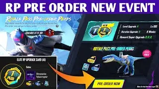 ROYAL PASS PRE ORDER PERKS NEW EVENT😍 | GET PERMANENT DINOSAUR SKIN IN PUBGM 🔥
