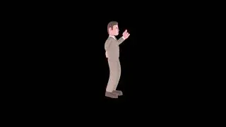 3D Cartoon Lawyer Character Turntable | Confident &ldquo;OK&rdquo; Gesture Pose