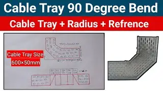 Cable Tray 90 Degree Bend ✅ How To Make Cable Tray 90 Degree Bend ✅ 600&times;50mm Cable Tray 90 Bend ✅