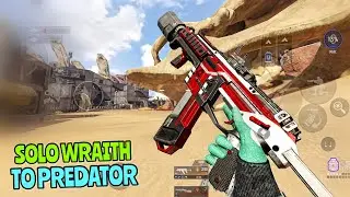 SOLO WRAITH TO PREDATOR - APEX LEGENDS MOBILE
