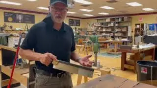 Retensioning Demonstration (with our new Bad Axe / Sterling Tool Works Saw Retensioning Mallet)