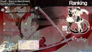 [osu!] MinusP - Shura no Niwa [Insane] + Hidden