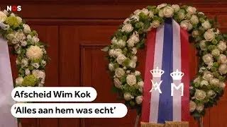 LIVE: herdenking oud-premier Wim Kok