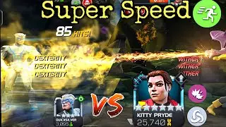 3* Quicksilver vs 6* R4 Kitty Pryde with  Suicides | Super Speed Destroyed Poor Kitty 😺