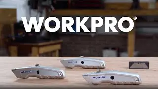 WORKPRO&reg; Tools | 3PC Retractable Utility Knife Set