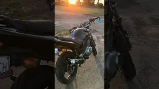 New Bar-End mirrors #happynewyear #gs500 #lams #exhaust #motovlog #smartphone
