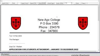 Student Attachment Letters