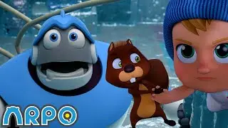 Frozen House Chaos! 🥶 | Baby Daniel and ARPO The Robot | Funny Cartoons for Kids