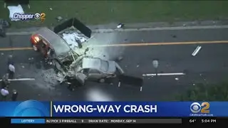 Police: 4 Dead After Head-On, Wrong Way Crash On Southern State Parkway In Oyster Bay