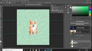 Photoshop for Fabric 2 - Panel, background blending