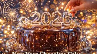 New Year Chocolate 🍫 Cake Looks Soft&hellip; But It&rsquo;s Made Of GLASS 😳