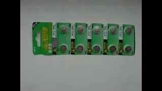 TinyDeal - 10 x 1.55V AG10 389A Alkaline Cell Button Battery HBT-14767