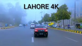 Foggy Morning Drive in Lahore - Pakistan