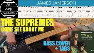 James Jamerson // The Supremes - Come See About Me // BASS COVER + TABS