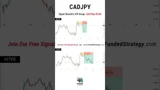 CADJPY Forex Trading Signal Result [+200 Pips Profit] | #cadjpy