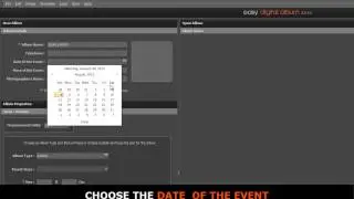 Create an album in Easy Digital Album