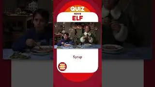 ELF MOVIE QUIZ - What does Buddy put on his spaghetti at dinner?