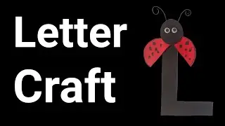 Letter L craft | Ladybug craft for kids