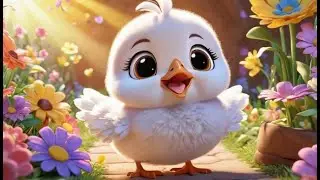 Coco Chick Hops Around | Lively Farm Animal Rhyme for Toddlers | Educational and Kids Songs