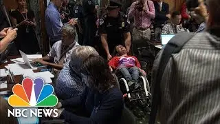 Health Care Protesters Are Forcibly Removed From Capitol Hill | NBC News