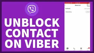 How do You unblock someone on Viber on iPhone? Unblock Any Contact On iOS.