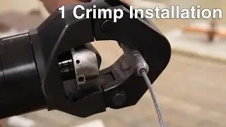 Cable Pull 1 Crimp Installation