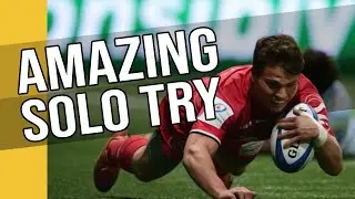Antoine Dupont SIDESTEP TRY Toulouse vs Bordeaux 2020
