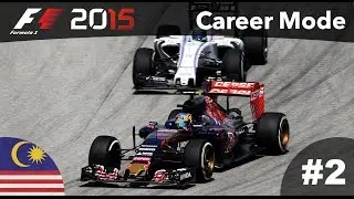 F1 2015 Gameplay Career Mode - Part 2 Malaysia