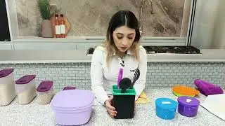 Demostración de producto Tupperware