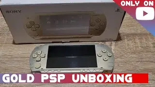 *Limited Edition* Sony PSP 1000 Champagne Gold Unboxing