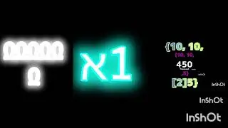 Numbers 0 to Absolute everything &Omega;x&Omega; With sounds v2 @MiguelMeloTeixeira's idea s2p1