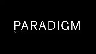 Paradigm Syst&egrave;me &agrave; panneaux de Lacasse