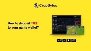How to Deposit TRX - Tutorial | CropBytes