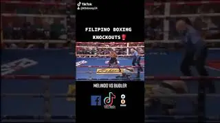 Melindo vs Budler ✊ #filipino #boxingPH #knockouts