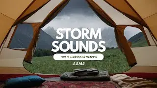 Intense Storm Sounds in the Mountains 🌩️🌲 ASMR